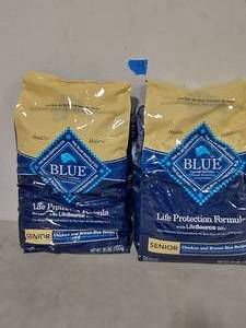 2 Blue Buffalo Life Protection Formula Senior Chicken & Brown Rice Recipe Dry Dog Food