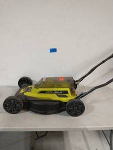 RYOBI 18 in. 40-Volt 2-in-1 Lithium-Ion Cordless Battery Walk Behind Push Mower