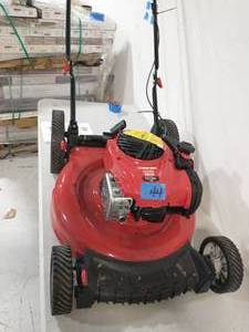 TROY-BILT 21 in. 140cc 550ex Series Briggs & Stratton Engine 2-in-1 Gas Walk Behind Push Lawn Mower with High Rear Wheels