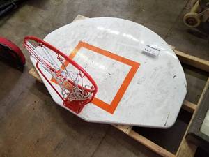 lot 233 image: Basketball Hoop with Backboard 54Wx39H