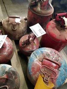 lot 276 image: Lot of (3) Metal Gas Cans