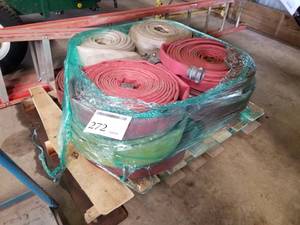lot 272 image: Lot of (Approximately 12) Fire Hoses (on pallet)