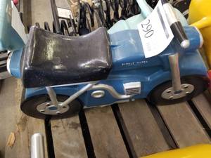 lot 290 image: Motorcycle Commercial Playground Spring Seated Childrens Rider