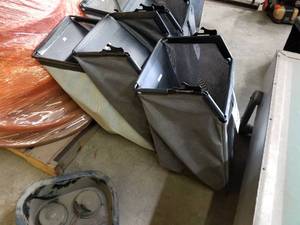 lot 268 image: Lot of (3) Rear Mount Lawn Mower Bags