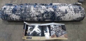 lot 405 image: Gertemenian Thomasville 5ft 3in x 7ft 5in Bali Luxury Shag Rug Garda Blue Grey