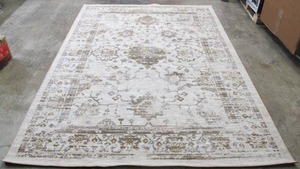 lot 400 image: Threshold 7 x  10 Vintage Tan Distressed Rug