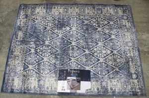 lot 418 image: Gertmenian Tempo Area Rug 5 Ft. 3 in x 7 Ft. Lytton Blue Designer Inspired