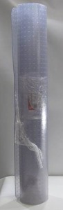 lot 439 image: EverLife 40 x 60 Clear Vinyl Lipped Straight Edge Flat Carpet Chair Mat with AnchorBar Backing