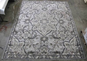 lot 428 image: Gertmenian Torino 7ft 10in X 10ft Jaya Grey Medallion Floral Area Rug