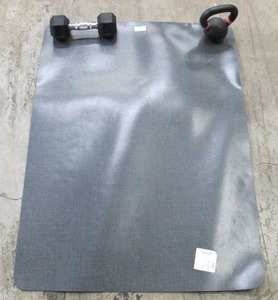 lot 433 image: 48in x 35in Black Office Chair Mat