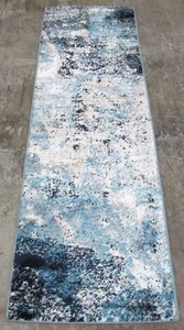 lot 457 image: Carmel IndoorOutdoor 2ft x 7ft Carmel Blue Carpet Runner
