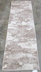 lot 468 image: Art Carpet Carmel Collection 2ft x 7ft Beige Area Rug
