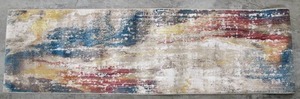 lot 438 image: Art Carpet Carmel 2ft x 7ft BlueWhiteBlack Runner Rug Made in Turkey