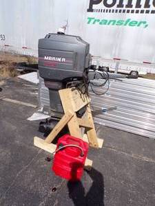 lot 2 image: Mariner 75 HP with Power Trim and Tilt, Gas Tank, Tachometer, Outboard