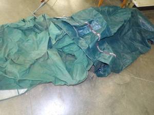 lot 44 image: Lawn Tractor Cover and Green Tarp