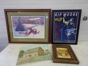 lot 83 image: Framed Artwork