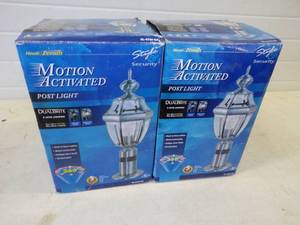 lot 111 image: 2 Motion Activated Post Lights