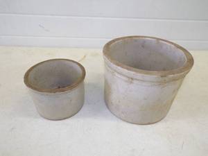 lot 117 image: Pair of Vintage Crocks
