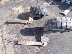 lot 121 image: Cantilever Boat Lift wheels