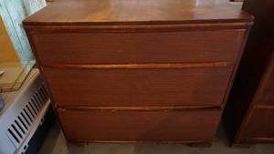 3 Drawer Wood Dresser