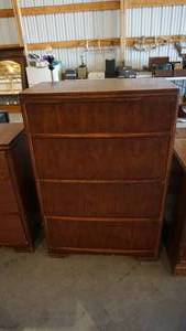 4 Drawer Wood Dresser