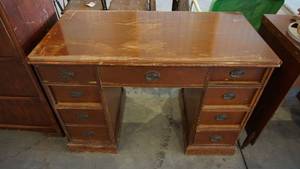 Vintage Wood Desk