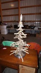Small Homemade Tree Made of Branches