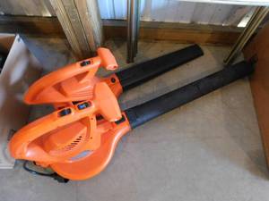 2 Black & Decker Leaf Blowers