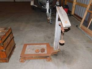 Antique Platform Scale