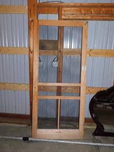 Wood Screen Door