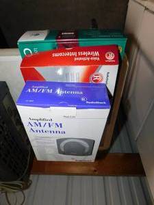 Amplified AMFM Antenna  Radio Shack Voice Activated Wireless Intercoms  LogiTech Cordless Desktop S510
