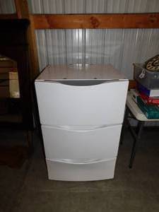 3 Drawer White FileStorage Cabinet