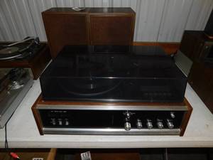Vintage Penncrest FMAM Stereo Cassette Phonograph Record Player