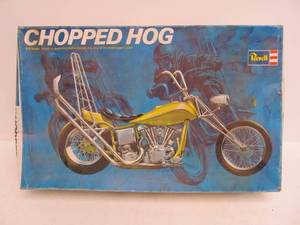 lot 62 image: Vintage REVELL Chopped Hog Motorcycle