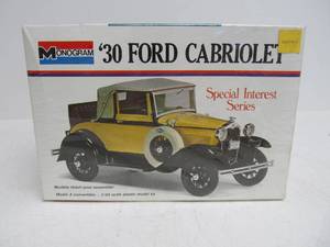 lot 68 image: Vintage Monogram 1930 Ford Cabriolet