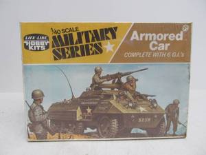 lot 78 image: Vintage Life-Like  Military Series Armored Car