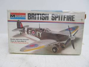 lot 83 image: Vintage Monogram British Spitfire