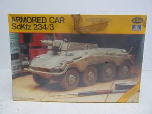 lot 33 image: Vintage Testors German Sd.Kfz. 2343 Armored Car