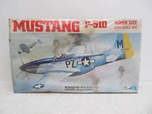 lot 49 image: Large Vintage MPC General Mills Mustang P-51D