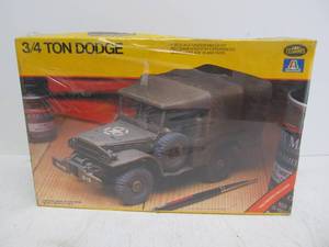 lot 55 image: Vintage Testors US Army 34 Ton Dodge