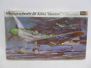 lot 120 image: Vintage Revell Messerschmidt BF 109G Gustav German WW2 Airplane