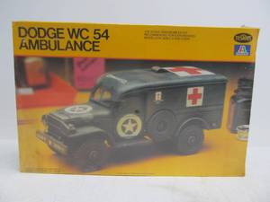 lot 131 image: Vintage Testors US Army Dodge WC 54 Ambulance
