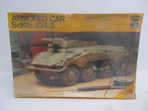 lot 127 image: Vintage Testors German Sd.Kfz. 2343 Armored Car