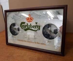 Carlsberg Beer Clock - Soccer Theme