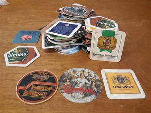 140 Beer Coaster Collection