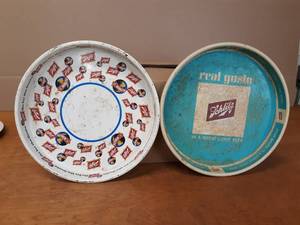 Pair of Schlitz Vintage Beer Trays