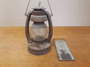 Antique Embury Lantern and Vegetable Slicer