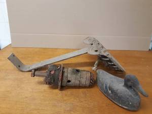 Antique Duck Decoy, Tractor Seat and Farmall PTO
