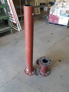 4 Cast Iron Pipe and Tee