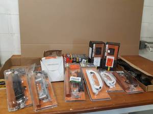 Large Lot of Assorted Door Handles, Deadbolts and More